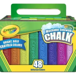Crayola Art Supplies | Drawing, Colouring & Painting>Sidewalk Chalk 48pk