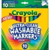 Crayola Art Supplies | Drawing, Colouring & Painting>Ultra Clean Washable Markers 10PK