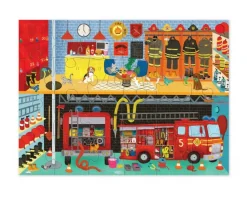 Crocodile Creek Jigsaw Puzzles | 3 Years+>24pc - Fire Station Puzzle
