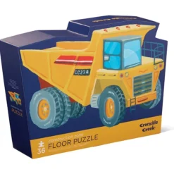 Crocodile Creek Jigsaw Puzzles | 3 Years+>36pc Floor Puzzle - Construction Zone