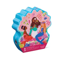 Crocodile Creek Jigsaw Puzzles | 3 Years+>36pc Floor Puzzle - Mermaid Dreams*