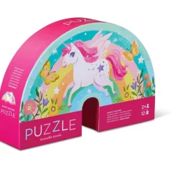 Crocodile Creek Jigsaw Puzzles | 2 Years+>12pc Mini Puzzle - Sweet Unicorn