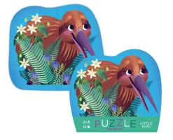 Crocodile Creek Jigsaw Puzzles | 3 Years+>12pc Mini Puzzle - Kiwi