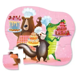 Crocodile Creek Jigsaw Puzzles | 2 Years+>12pc Mini Puzzle - Sweet Treats*