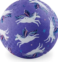 Crocodile Creek Balls | 3 Years+>5" Playground Ball - Purple Unicorn