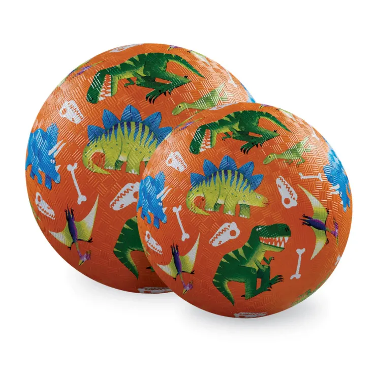 Crocodile Creek Balls | 3 Years+>7" Playground Ball - Dinosaur Dig