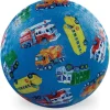 Crocodile Creek Balls | 3 Years+>7" Playground Ball - City Vehicles