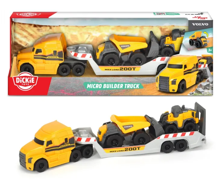 DICKIE TOYS Transport Toys | 3 Years+>Micro Volvo Builder Truck*