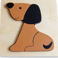 Discoveroo Wooden Toys | Jigsaw Puzzles>Chunky Puzzle -Puppy