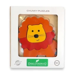 Discoveroo Wooden Toys | Jigsaw Puzzles>Chunky Puzzle - Lion