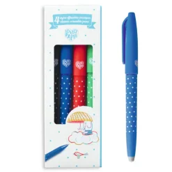 DJECO Drawing, Colouring & Painting | Stationary & Stickers>Classic Erasable Pens 4pk