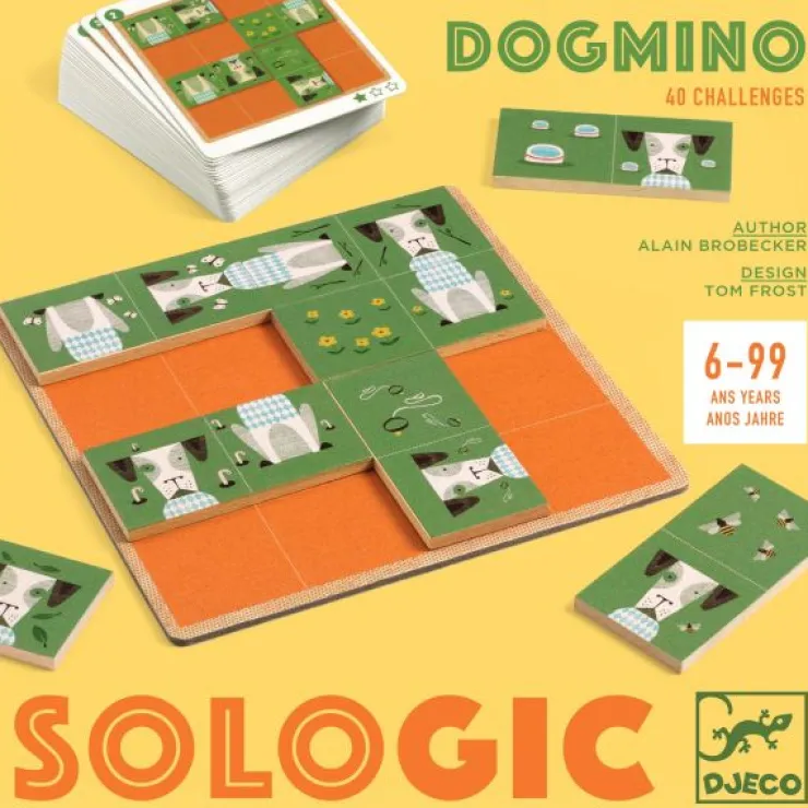 DJECO Board Games | 6 Years+>Domino Sologic