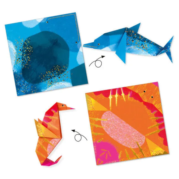 DJECO Make & Create | 8 Years+>Origami - Sea Creatures