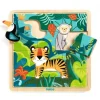 DJECO Wooden Toys | Jigsaw Puzzles>Puzzle - Jungle 15pc