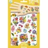 DJECO Temporary Tattoos | 3 Years+>* Tattoos - Aqua Flower