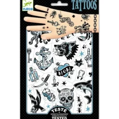 DJECO Temporary Tattoos | 3 Years+>Tattoos - Dark Side