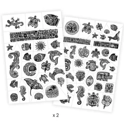 DJECO Temporary Tattoos | 3 Years+>Tattoos - Polynesia