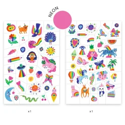 DJECO Temporary Tattoos | 3 Years+>Tattoos - Rainbow
