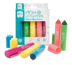 Early Creations Art Supplies | Drawing, Colouring & Painting>EC First Creations Maxi Markers - Box of 5
