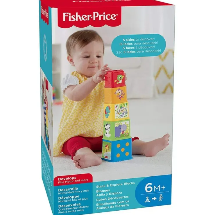 Fisher-Price Building Blocks | 6 Months+>Stack & Explore Blocks