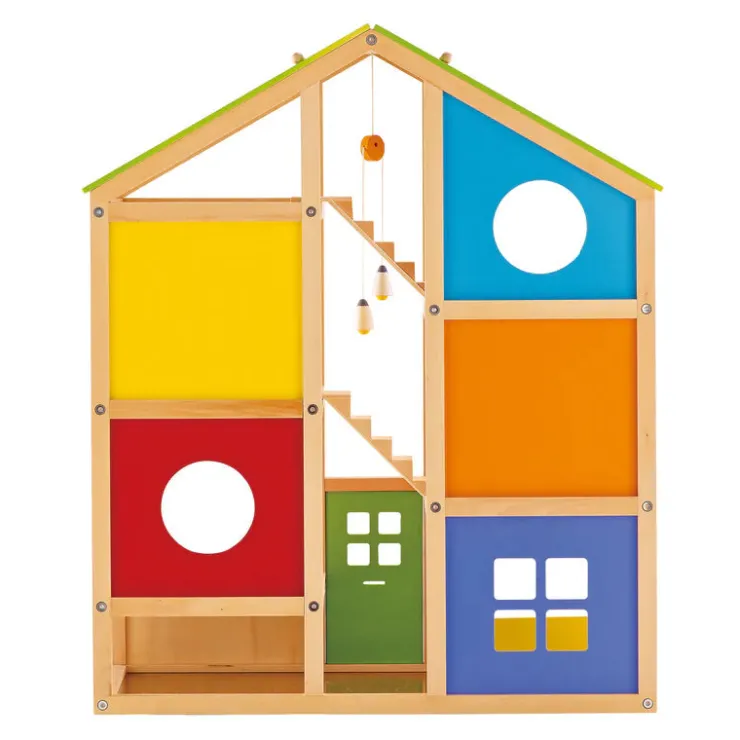 HAPE Pretend Play | Wooden Toys>All Season Doll House Furnished