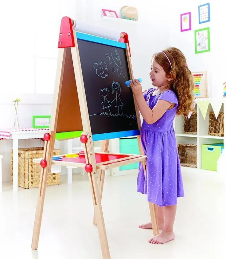 HAPE Wooden Toys | Art Supplies>All-in-1 Easel