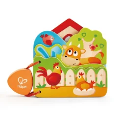 Hape Wooden Toys | Books>Baby's Farm Animal Book