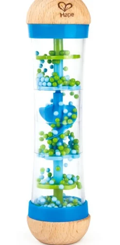 HAPE Wooden Toys | Activities & Learning>Beaded Raindrops - Blue