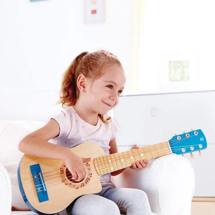 Hape Wooden Toys | Musical Toys>Blue Lagoon Guitar