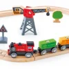 Hape Wooden Toys | Trains & Train Sets>Cargo Delivery Loop