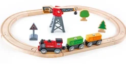 Hape Wooden Toys | Trains & Train Sets>Cargo Delivery Loop
