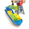 Hape Wooden Toys | Trains & Train Sets>Cargo Ship & Crane