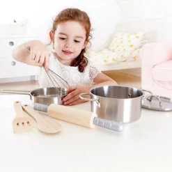 Hape Pretend Play | Kitchen & Food>Chef's Cooking Set