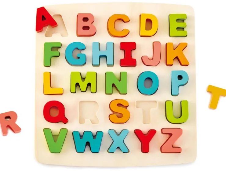 Hape Wooden Toys | Early Development Toys>Chunky Alphabet Puzzle