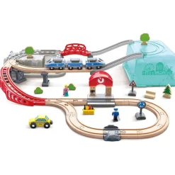 HAPE Wooden Toys | Trains & Train Sets>City Train Bucket Set