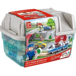 HAPE Wooden Toys | Trains & Train Sets>City Train Bucket Set