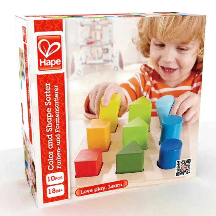 Hape Wooden Toys | Sorting Toys>Color and S Sorter
