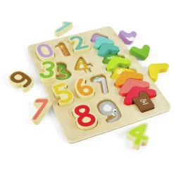 HAPE Wooden Toys | Jigsaw Puzzles>Colours & Numbers Puzzle