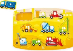 Hape Wooden Toys | Early Development Toys>Construction Peg Puzzle