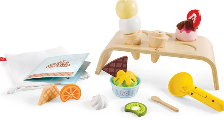 HAPE Pretend Play | Kitchen & Food>Creamy Dreamy Ice Cream Corner