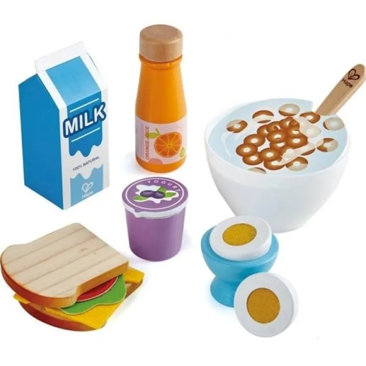 HAPE Kitchen & Food | Wooden Toys>Delicious Breakfast Playset