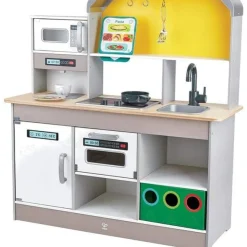 HAPE Pretend Play | Kitchen & Food>Deluxe Kitchen with Fan Fryer