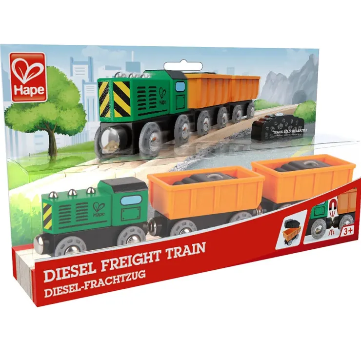 Hape Trains & Train Sets | 4 Years+>Diesel Freight Train