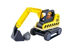 Hape Wooden Toys | Push & Pull Toys>Dig 'n Dump Excavator