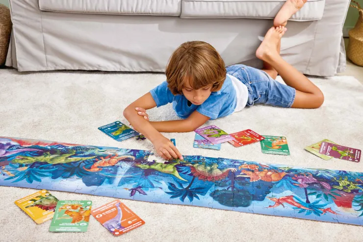 HAPE Jigsaw Puzzles | 6 Years+>Dinosaur Glow In the Dark Puzzle 200pc
