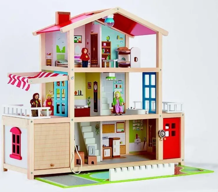 Hape Pretend Play | Wooden Toys>Doll Family Mansion