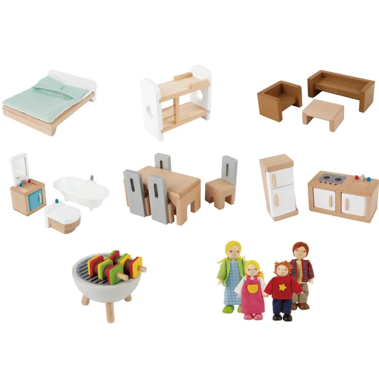 Hape Pretend Play | Wooden Toys>Doll Family Mansion