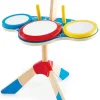 Hape Wooden Toys | Musical Toys>Drum & Cymbal Set