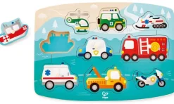 Hape Wooden Toys | Early Development Toys>Emergency Peg Puzzle