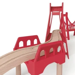 HAPE Wooden Toys | Trains & Train Sets>Extended Double Suspension Bridge